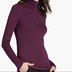 Lucky brand slim turtleneck knit top